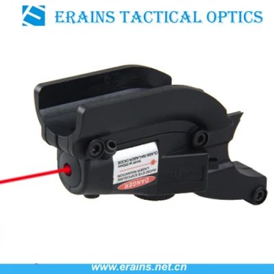 Taktische Red DOT Weaver Rail Integrierter kompakter 5MW Mini Glock oder Sig Compact Red Laser Sight Pointer (ES-BR-LS17R)