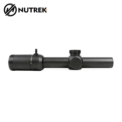 Nutrek Optics 1-10X24 SFP FFP Faserverstärktes wasserdichtes Jagdgewehr-Zielfernrohr Red DOT Scope