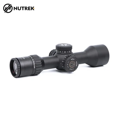 Nutrek Optics Hochwertiges Zielfernrohr 6-24X50 IR FFP Extra kurzes Design Hochleistungs-Kompaktzielfernrohr